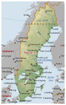 Click Here to Large Map of Sweden